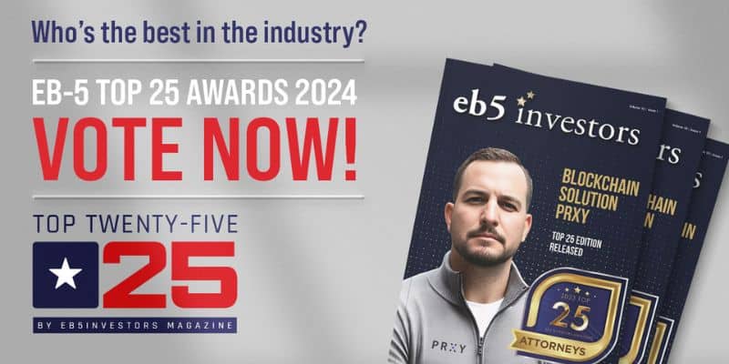 EB-5 Top 25 Awards 2024 voting